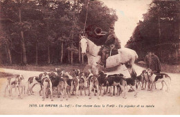 CHASSE - SAN37964 - Le Grave - Une Chasse Dans La Forêt - Un Piqueur Et Sa Meute - Chasse