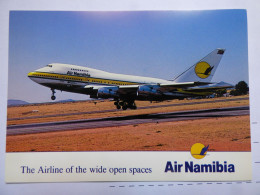 AIR NAMIBIA   B 747SP  /   AIRLINE ISSUE / CARTE COMPAGNIE - 1946-....: Era Moderna