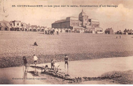 80.AM19124.Cayeux Sur Mer.N°35.Les Jeux Sur Le Sable.Construction D'un Barrage - Cayeux Sur Mer