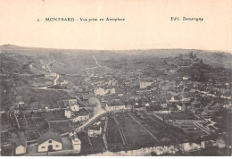 21 - MONTBARD - SAN38341 - Vue Prise En Aéroplane - Pli - Montbard