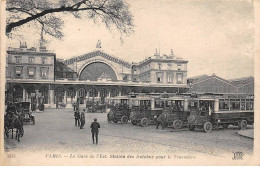 75010 - PARIS - SAN44023 - La Gare De L'Est - Station Des Autobus Pour Le Trocadéro - Arrondissement: 10