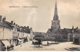 21 - MEURSAULT - SAN38381 - L'Eglise Et La Place - Meursault