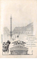 75001 - PARIS - SAN43999 - Assurances - L'Union - Place Vendôme - Carte Pub - Paris (01)