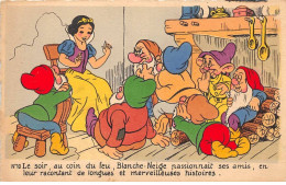 DYSNEY - SAN58658 - Le Soir, Au Coin Du Feu, Blanche Neige Passionnait Ses Amis - Andere & Zonder Classificatie