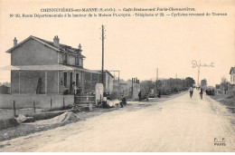 94 - CHENNEVIERES SUR MARNE - SAN56136 - Café Restaurant Paris Chennevières - Route Départementale - Chennevieres Sur Marne