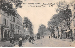 94 - CHARENTON - SAN56150 - Rue De St Mandé Et Rue Des Quatre Vents - Charenton Le Pont