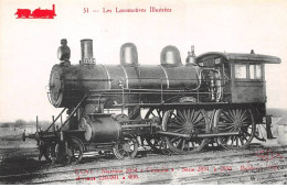 CHEMINS DE FER - SAN57594 - Train - Les Locomotives - Etat - Machine "Chenillé" - Série 2851 à 2856 - Boldurin - 3665 - Eisenbahnen