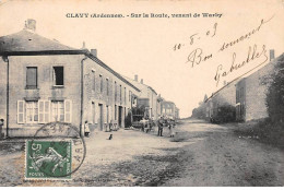 08 - CLAVY - SAN58084 - Sur La Route, Venant De Warby - Autres & Non Classés