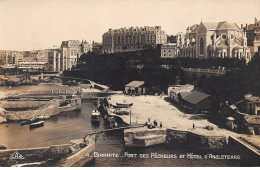 64 - BIARRITZ - SAN54630 - Port Des Pêcheurs Et Hôtel D'Angleterre - Biarritz