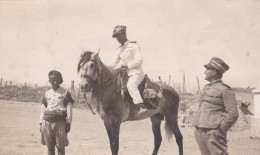 GUERRA - LIBIA BENI ULID - UFFICIALE - UFFICIALE A CAVALLO - FOTO CARTOLINA 1925 - Other Wars
