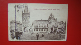 Praha - Representacni Dum U Prasne Brany.Feldpost 1.world War - Tchéquie