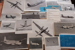 Lot De 188g D'anciennes Coupures De Presse De L'aéronef Français Bréguet 1150 "Atlantic" - Aviación