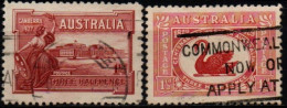 AUSTRALIE 1927-9 O - Used Stamps