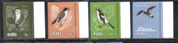 MALTA 1981 FAUNA ANIMALS BIRDS UCCELLI ANIMALI COMPLETE SET SERIE COMPLETA MNH - Malte