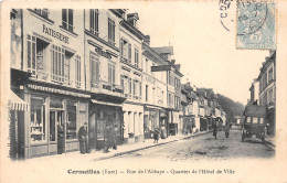 27-CORMEILLES- RUE DE L'ABBAYE QUARTIER DE L'HÔTEL DE VILLE - Autres & Non Classés