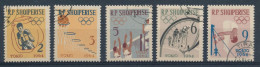 ALBANIE - Mi Nr 747/751 - Olympiade 1964 Tokio -  Gest./obl. - Cote 19,00 € - Albanien