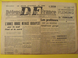 DF Défense De La France  N° 101 Du 20 Octobre 1944. Pucheu Renault Horthy Hitler Varsovie épuration Collaboration. - Oorlog 1939-45