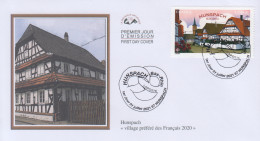 Enveloppe    FDC  1er   Jour    FRANCE    HUNSPACH     Bas - Rhin    2021 - 2020-…