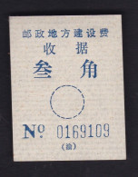 CHINA CHINE CINA SICHUAN CHONGQING 630000 ADDED CHARGE LABEL (ACL)   0.30 YUAN - Sonstige & Ohne Zuordnung