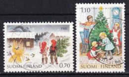 1981. Finland. Christmas. Used. Mi. Nr. 889-90 - Gebruikt