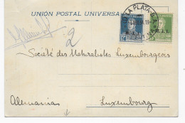 La Plata 1934 Nach Luxembourg, Bestellung - Andere & Zonder Classificatie