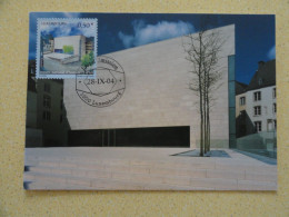 Delcampe - CARTE MAXIMUM CARD MUSEE NATIONAL D'HISTOIRE ET D'ART LUXEMBOURG - Monuments