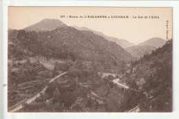 CP 06 Route De L'Escarene à Luceram Le Col De L'Abbé - L'Escarène