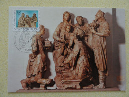 CARTE MAXIMUM CARD ADORATION DES ROIS MAGES LUXEMBOURG - Other & Unclassified
