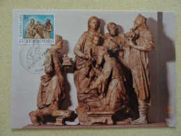 CARTE MAXIMUM CARD ADORATION DES ROIS MAGES LUXEMBOURG - Altri & Non Classificati