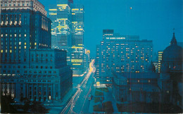 Canada Montreal Dorchester Street Vue De Nuit - Montreal