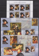 COB 2478-81 + BL440-1 Peter Paul Rubens Complet-volledig 3 Blocs - Nuevos