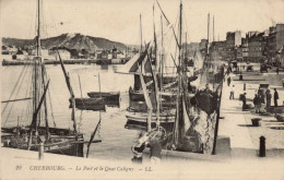 50 , Cpa  CHERBOURG , 29 , Le Port Et Le Quai Coligny (13401) - Cherbourg