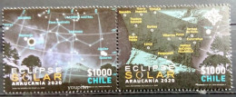 Chile 2020, Solar Eclips, MNH Stamps Strip - Chili