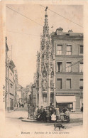 FRANCE - Rouen - Fontaine -  De La Croix De Pierre - Animé - Carte Postale Ancienne - Rouen