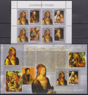 COB 2473-6 + BL439 Albrecht Durer Complet-volledig 2 Blocs - Ungebraucht