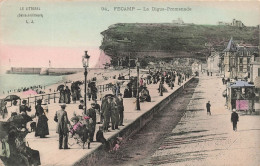 FRANCE - Fécamp - La Digue - Promenade - Colorisé - Animé - Carte Postale Ancienne - Fécamp