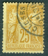  Cluses Haute Savoie  Sur 92 Ob  TB   - 1876-1898 Sage (Type II)