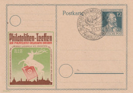 Allemagne Zone AAS Entier Postal Illustré 1947 - Briefe U. Dokumente