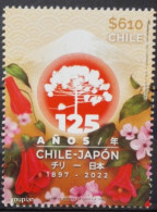 Chile 2022, 125 Years Chile And Japan, MNH Single Stamp - Chile