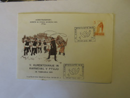 YUGOSLAVIA V. KURENTOVANJE IN KARNEVAL  V PTUJU 28. 2. 1965  FDC 1965 - Altri & Non Classificati