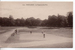 Carte Postale Ancienne Port Louis - Le Tennis Sur Les Pâtis - Sports - Port Louis