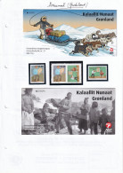 EUROPA 2014 Groënland N°637/640 Timbres  Et Carnet - Neuf ** Sans Charnière - TB - 2014