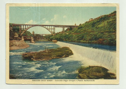 TREZZO SULL'ADDA - CASCATA DIGA CRESPI E PONTE AUTOSTRADA  - VIAGGIATA  FG - Milano (Mailand)