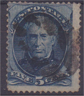 Etats Unis 1875 Zachary Taylor 5c Bleu N°59 Scan Recto/verso - Usati