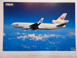 JAL  MD-11   /   AIRLINE ISSUE / CARTE COMPAGNIE - 1946-....: Era Moderna