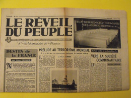 Le Réveil Du Peuple N° 77 Du 5 Avril 1944. Collaboration Antisémite. Boissel Terrorisme Albessard Gohier Lesueur LVF - Oorlog 1939-45