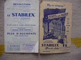 Publicité 1952   Le "stabilex" Dispositif Antiderapant Pour Tous Véhicules - Advertising