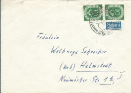 ALLEMAGNE LETTRE 22pf POUR HELMSTEDT  DE 1953  LETTRE COVER - Briefe U. Dokumente