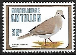 Netherlands Antilles (Nederlandse Antillen) - MNH ** 1980 : White-tipped Dove -   Leptotila Verreauxi - Tauben & Flughühner