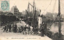 FRANCE - Boulogne Sur Mer - Vue Sur Le Quai Du Bassin - Vue Générale - L L - Animé - Carte Postale Ancienne - Boulogne Sur Mer